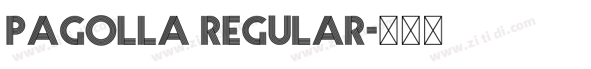 Pagolla Regular字体转换